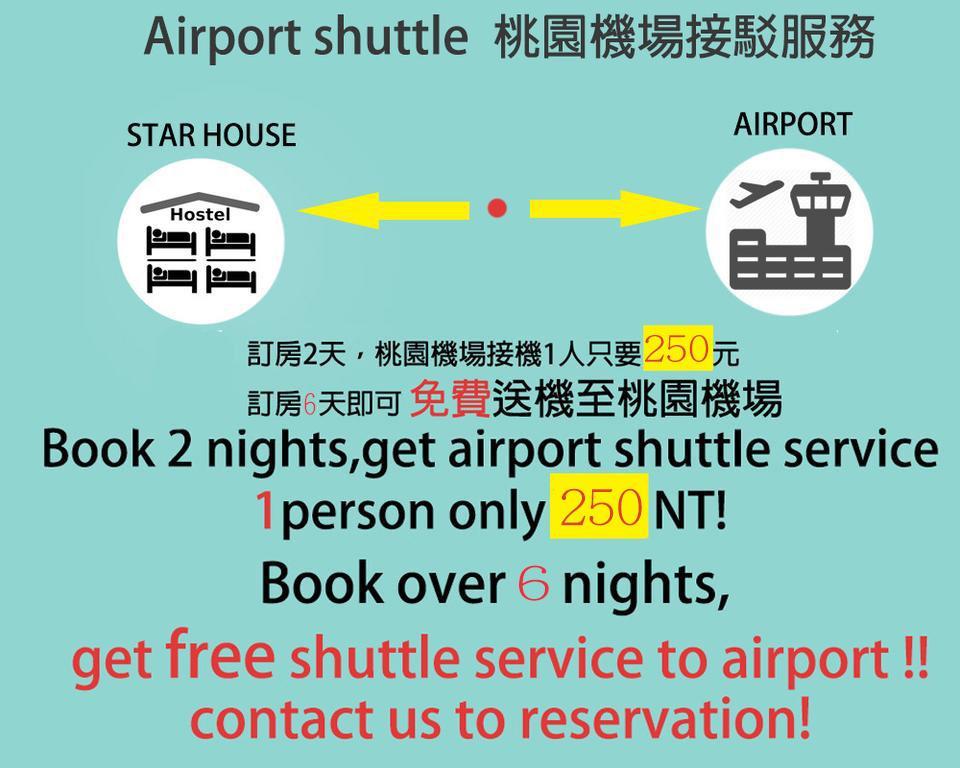 Star House Hostel Đài Bắc Ngoại thất bức ảnh